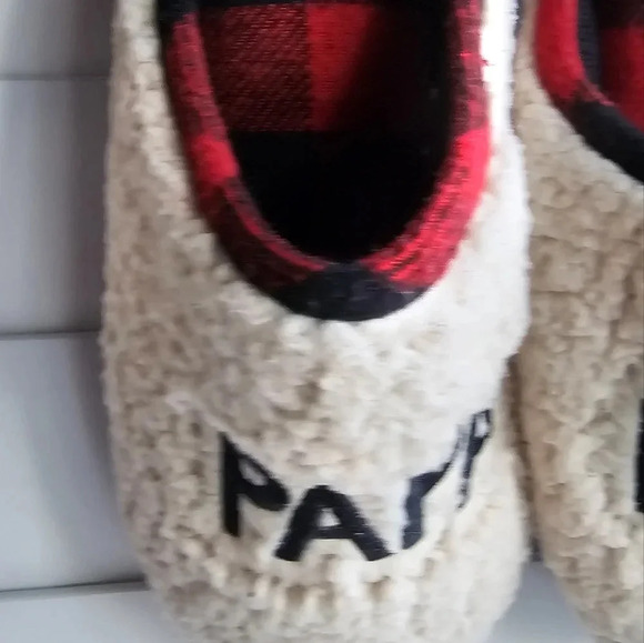 Christmas Dearfoams Family Slippers Baby 3-6 months Lil 2-3 years Papa Bear 10" - Picture 5 of 7
